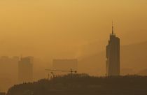 Skopje is cloaked in smog