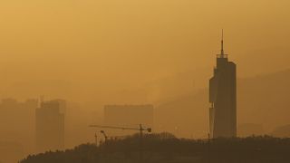 Hohe Luftverschmutzung in Skopje. Die Regierug hat nun dem Smog den Kampf angesagt