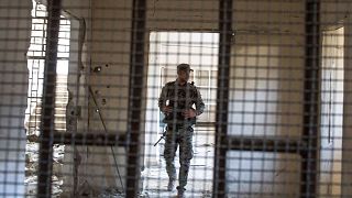 نیروهای دموکراتیک سوریه در زندان رقه