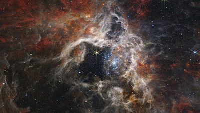 Tarantel-Nebel aufgenommen vom James Webb Teleskop