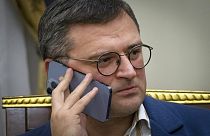 Dmytro Kuleba beim Interview in Kiew in der Ukraine