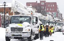 Buffalo kentinde kar yağışı kara ulaşımını felce uğrattı 