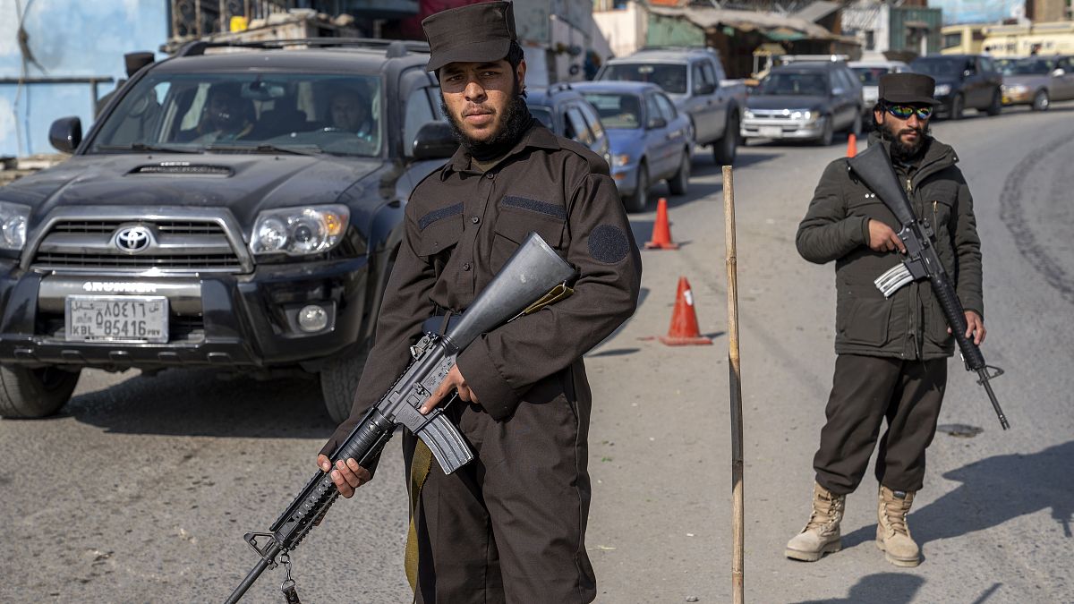 مقاتلون لطالبان في كابول، أفغانستان. 2022/12/26