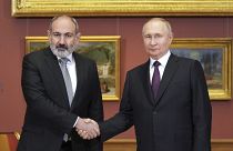 دیدار پاشینیان و پوتین در سن‌پترزبورگ روسیه به تاریخ ۲۷ دسامبر ۲۰۲۲