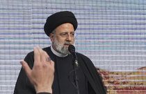 Iranian President, Ebrahim Raisi, spoke at the funerals of 400 men who died in the Iran-Iraq war of the 1980s