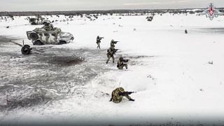 جنود روس خلال تدريبات في بيلاروس