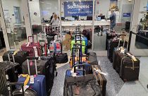 Невостребованный багаж авиакомпании Southwest в аэропорту Лос-Анджелеса