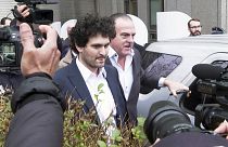 Cryptocurrency entrepreneur Sam Bankman-Fried leaves Manhattan federal court on bail ,Thursday, Dec. 22, 2022 in New York.