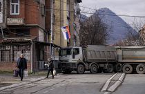 Заблокированные дороги на севере Косова