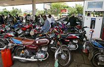 Nigériai motorosok (képünk csak illusztráció)