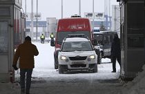 The police officers were all stationed at the Tabanovce border crossing.