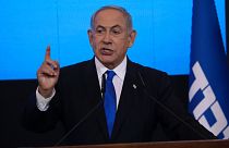 FILE - Benjamin Netanyahu, former Israeli Prime Minister and the head of Likud party