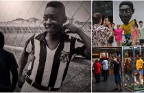 Born in the neighboring state of Minas Gerais, Pele spent almost all of his career at Santos FC.