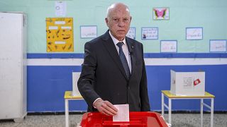 Tunisia's Saied downplays low turnout in parliamentary elections