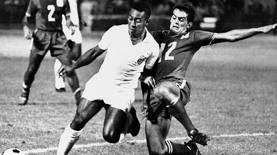 Pele's emotional parting message to Argentina legend and friend