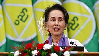 زعيمة ميانمار أونغ سان سو كي-28 يناير 2020.