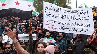 تظاهرات مخالفان دولت بشار اسد