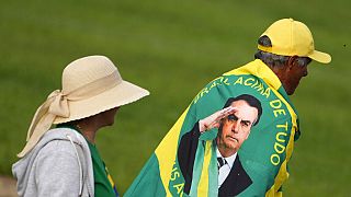 Unterstützer des brasilianischen Ex-Präsidenten Jair Bolsonaro