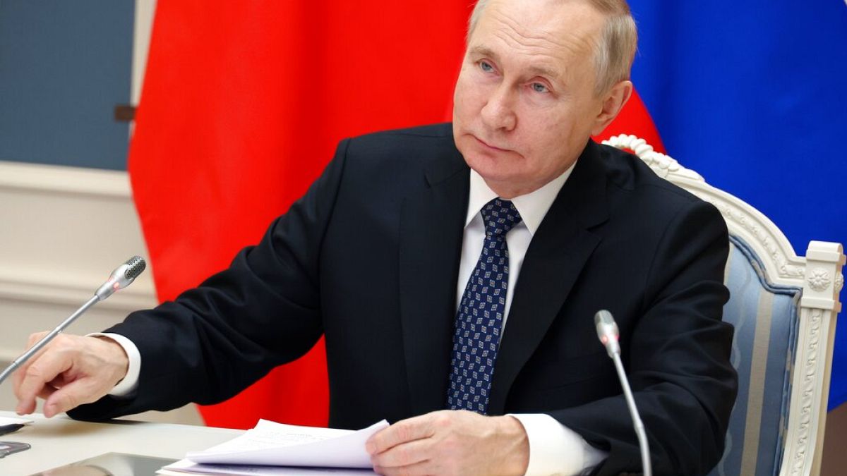 Wladimir Putin in Russland am 30. Dezember 2022