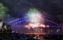Tűzijáték Sydney-ben 2022. december 31-én