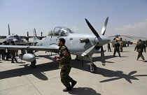 A kabuli katonai repülőtér 2020 szeptemberében / Képünk illusztráció