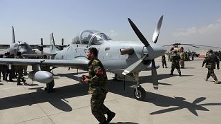 A kabuli katonai repülőtér 2020 szeptemberében / Képünk illusztráció