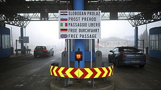 Hırvatistan ve Slovenya arasındaki Rupa sınır kapısı - 1 Ocak 2023'te Hırvatistan'ın Schengen alanına dahil olmasıyla geçiş kontrolleri kaldırıldı