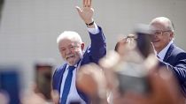 Luiz Inacio Lula da Silva kurz vor seiner Vereidigung in  in Brasilia