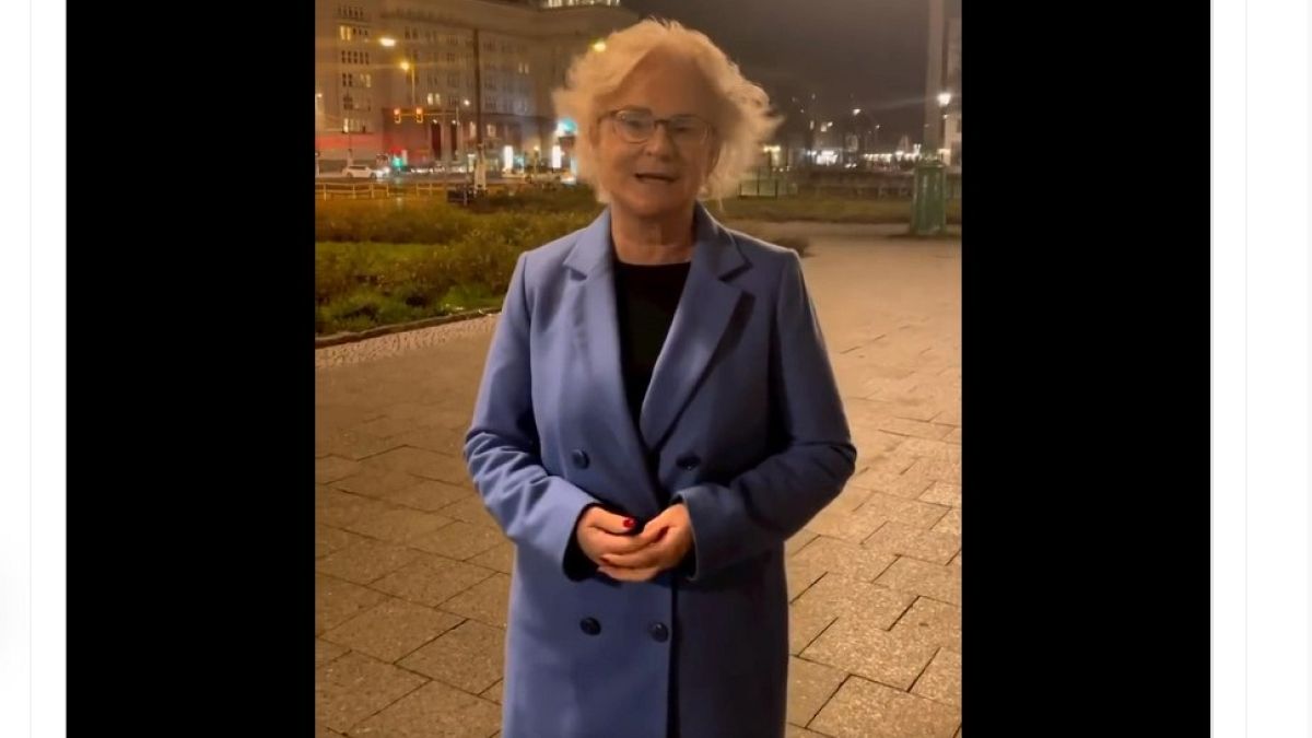 Das Neujahrs-Video der Verteidigungsministerin Christine Lambrecht wird kritisiert