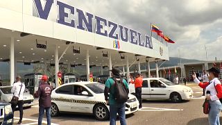 Reapertura del paso fronterizo del puente de Tienditas entre Venezuela y Colombia