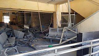 Schäden am internationalen Flughafen von Damaskus