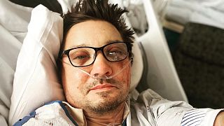 Jeremy Renner post selfie on Instagram from hospital bed  