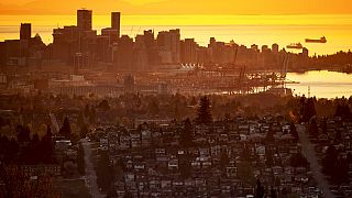 Vancouver'de gün batımı