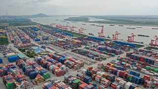Çin'de bir liman