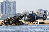 Verunglückte Hubschrauber in Australien