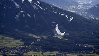 The Patscherkofel winter sport resort near Innsbruck, Austria, is pictured on Monday, Jan. 2, 2023.