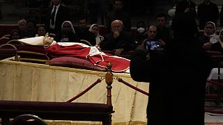 El cuerpo de Benedicto XVI