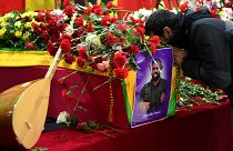 La communauté kurde réunit dans le Val d'Oise (au nord-ouest de Paris) pour rendre hommage à leur mort - 03.01.2023