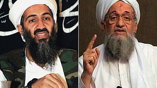 Öldürülen El Kaide lideri Usame Bin Ladin ve  Eymen el Zewahiri (arşiv)