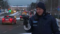 Polizeikontrolle in Helsinki