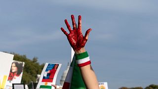 تجمع ایرانیان در واشنگتن در همبستگی با معترضان ایران