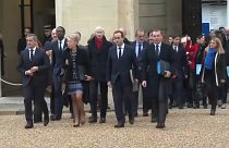 Премьер-министр Франции Элизабет Борн перед переговорами с профсоюзами