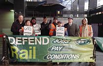 Streik bei der britischen Bahn