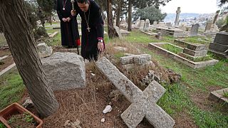 تخريب مقابر المسيحيين في القدس