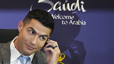 Ronaldo arrives in Saudi, says he's come to South Africa