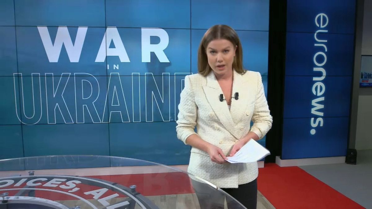 Euronews correspondent SASHA VAKULINA reporting on the war in Ukraine. 