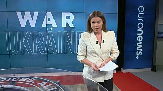 Euronews correspondent SASHA VAKULINA reporting on the war in Ukraine. 