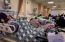 Health staff say hospital beds are filling up across the country as Covid cases in China soar.