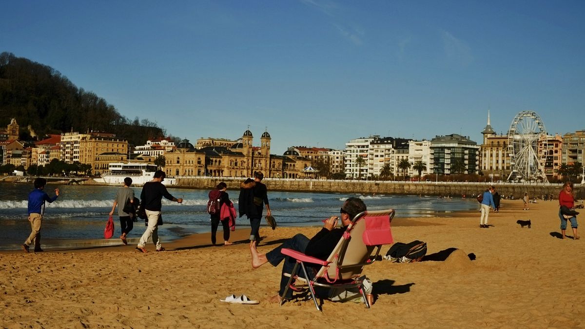 Several European countries have experienced unusually warm temperatures at the start of the year.