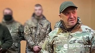 Yevgeny Prigozhin addressing Wagner mercenaries